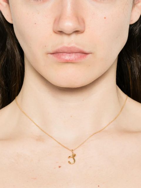 Missoma mini Curly Molten initial necklace - Gold - zdjęcie produktu nr 2