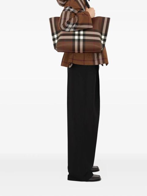 Burberry medium Check tote bag - Brown
