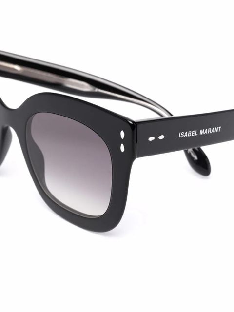 Isabel Marant Eyewear oversized-frame sunglasses - Black