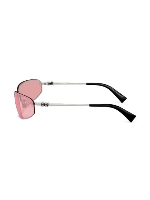 Miu Miu Eyewear oval-frame sunglasses - Silver