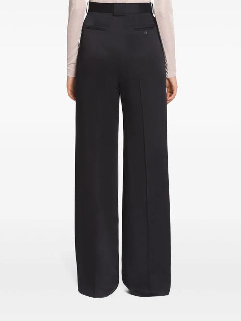 Lanvin pressed-crease trousers - Black