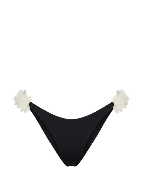 La Reveche Jamila floral bikini bottoms - Black - zdjęcie produktu nr 1