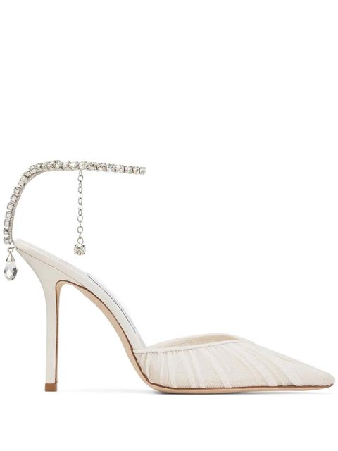 Jimmy Choo 100mm Saeda pumps - Neutrals - zdjęcie produktu nr 1
