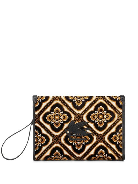 ETRO large jacquard-pattern beauty case - Neutrals - zdjęcie produktu nr 1