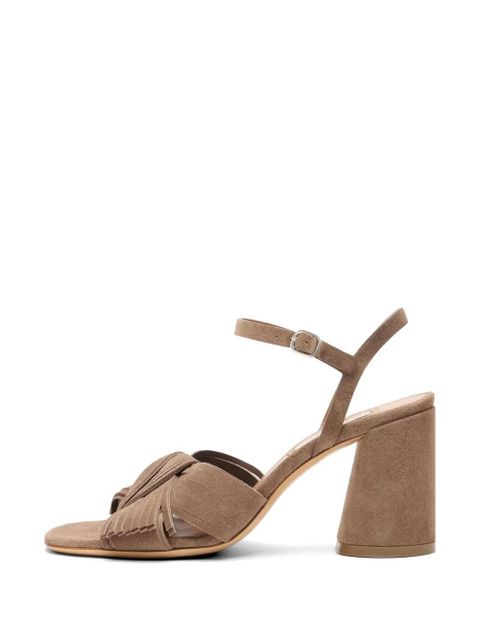 Casadei Cleo Xanadou knotted-upper heeled sandals - Neutrals