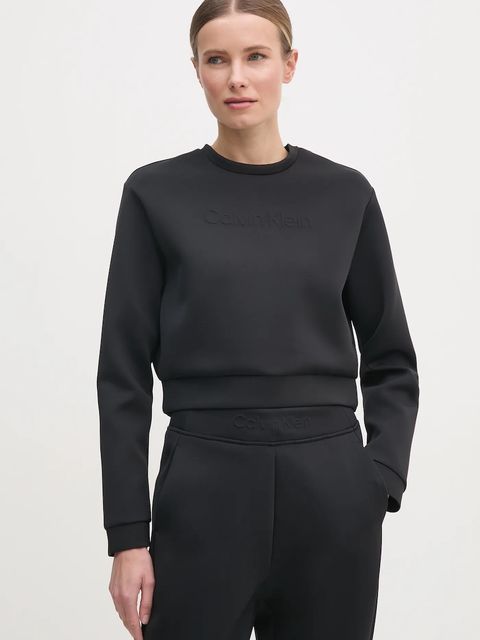 Calvin Klein Performance bluza treningowa kolor czarny gładka LVGWS5W305 - zdjęcie produktu nr 1