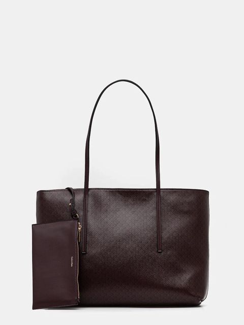 Calvin Klein torebka kolor brązowy LV04F3266G - zdjęcie produktu nr 1