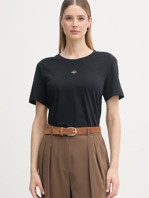 Blauer t-shirt damski bawełniany PUMPIES - zdjęcie produktu nr 1