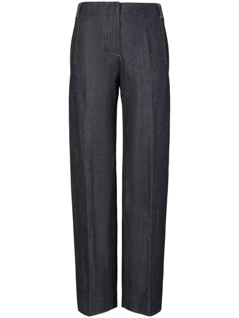 Tory Burch Selvedge straight-leg jeans - Blue - zdjęcie produktu nr 1