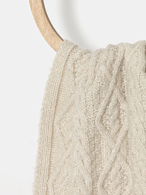 Pepe Jeans szalik damski kolor beżowy z nadrukiem PL0600002 - zdjęcie produktu nr 2