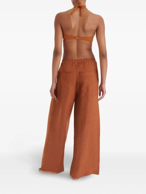 ERES Select wide-leg trousers - Brown