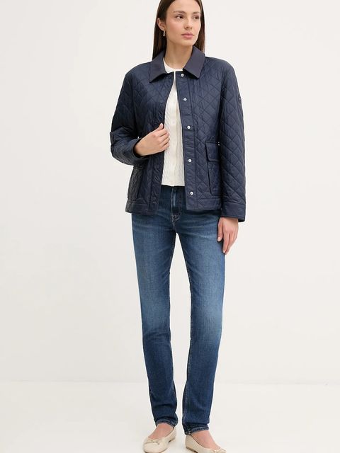 Tommy Hilfiger kardigan bawełniany damski kolor beżowy lekki WW0WW45707 - zdjęcie produktu nr 2