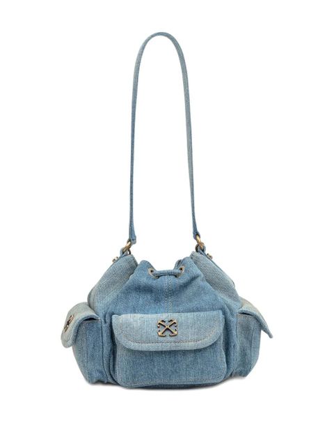 Off-White Dumbo.B chain bucket bag - Blue - zdjęcie produktu nr 2