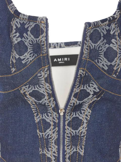 AMIRI MA Quad corset top - Blue