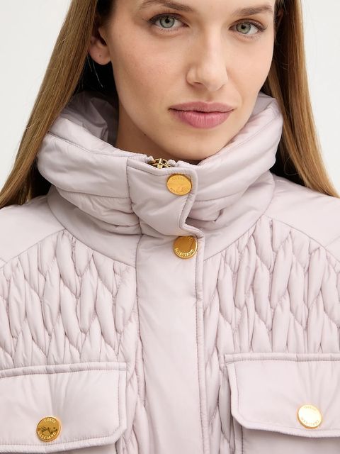 Marciano by Guess kurtka IRIEL kolor różowy przejściowa 5BGL19 7119A