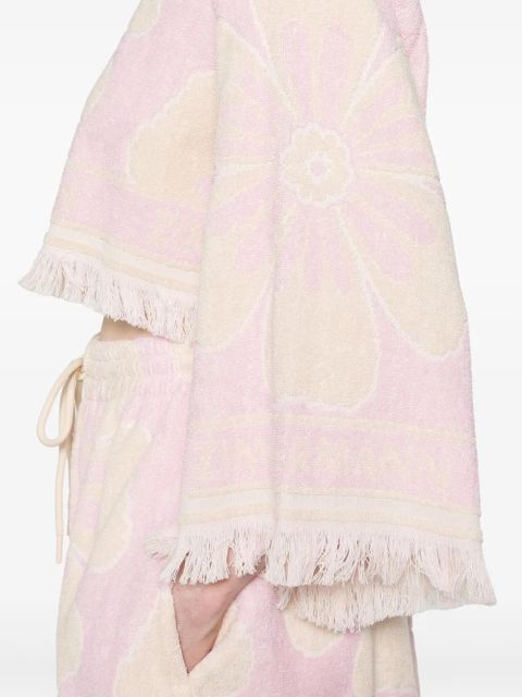 ZIMMERMANN Pop towelling cropped top - Pink - zdjęcie produktu nr 2