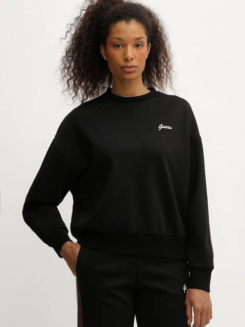 Guess bluza FABIA damska kolor czarny z aplikacją V5BQ03 KCX22 - zdjęcie produktu nr 1