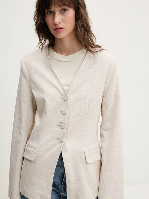 Abercrombie & Fitch marynarka lniana