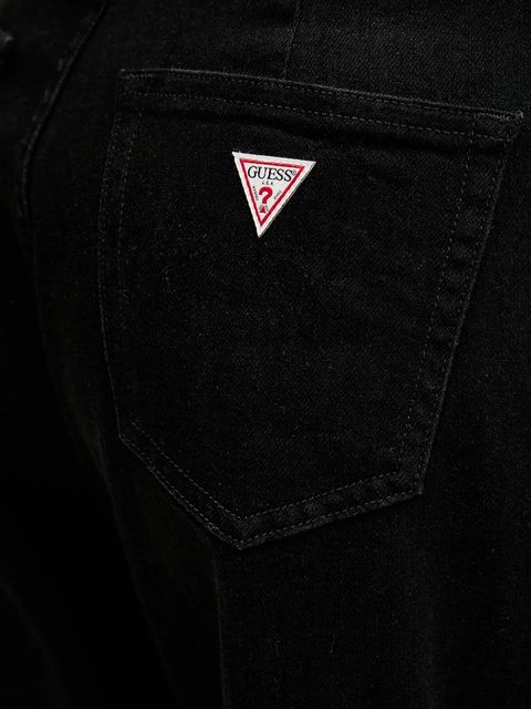 Guess Jeans jeansy damskie kolor czarny W5BA2U D0141