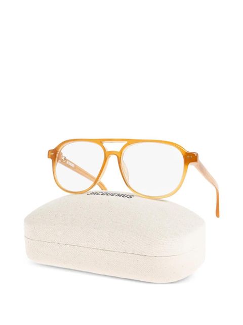 Jacquemus round-frame sunglasses - Orange