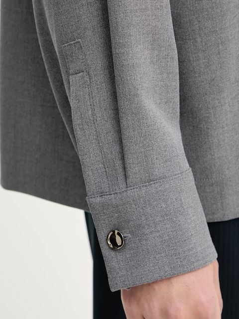 Simona Corsellini bluzka damska kolor szary melanżowa A25CPBL001S1