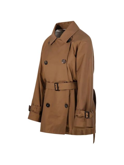 Max Mara belted double-breasted coat - Brown