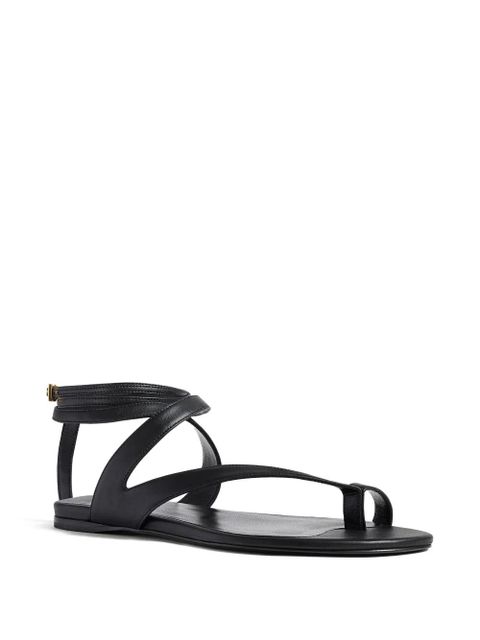 KHAITE ankle-strap sandals - Black