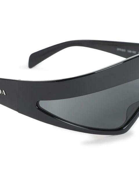 Prada Eyewear shield-frame sunglasses - Black