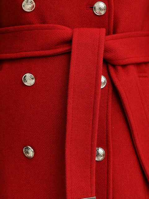 Morgan płaszcz z dodatkiem wełny kolor czerwony GEVA