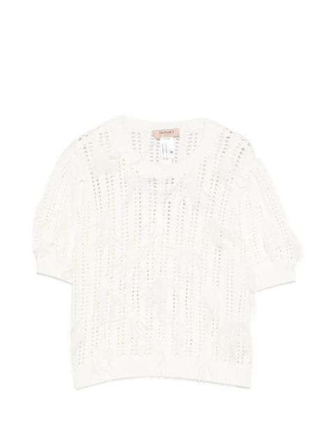 TWINSET fringed knitwear - White - zdjęcie produktu nr 1