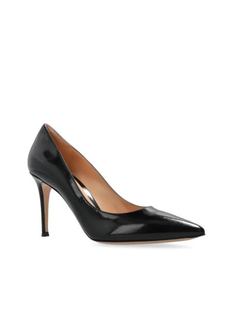Gianvito Rossi Gianvito 85mm leather pumps - Black
