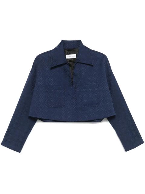 Marine Serre Moon Diamond jacquard vareuse - Blue - zdjęcie produktu nr 1