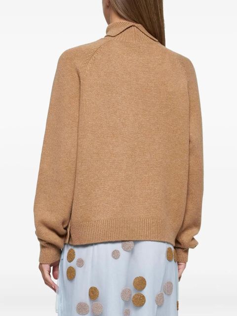 FENDI turtleneck long-sleeve sweater - Neutrals
