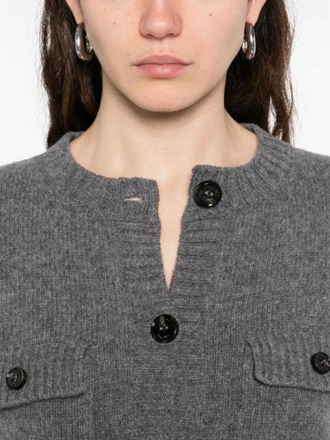 Weekend Max Mara Olbia button-front cardigan - Grey