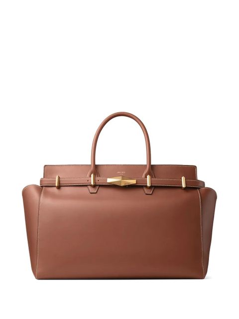 Jimmy Choo medium Diamond Belted tote bag - Brown - zdjęcie produktu nr 1