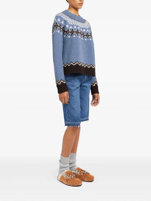 Alanui Sweet Winter wool sweater - Blue