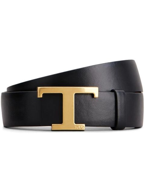 Tod's T-Timeless leather belt - Black - zdjęcie produktu nr 1