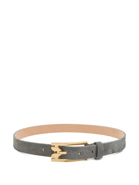 Victoria Beckham Dorian pin-buckle belt - Grey - zdjęcie produktu nr 1