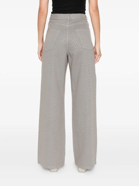 SANDRO embellished trousers - Grey
