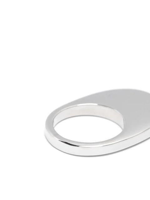 Coperni Swipe polished ring - Silver