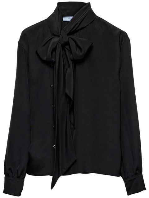 Prada Marocain shirt - Black - zdjęcie produktu nr 1