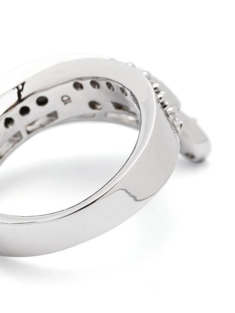 Swarovski Hyperbola crystal-embellished ring - Silver