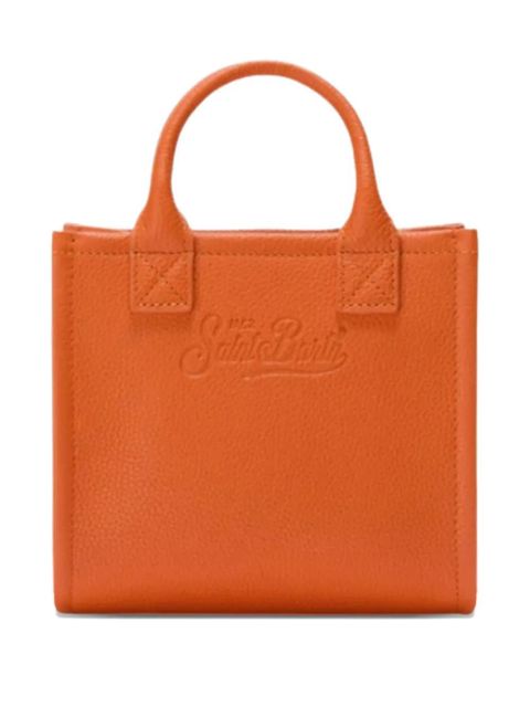 MC2 Saint Barth mini embossed-logo tote bag - Orange - zdjęcie produktu nr 2