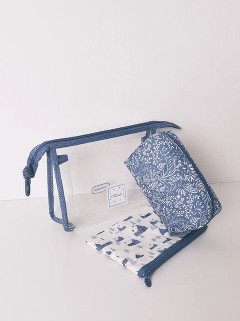 women'secret zestaw kosmetyczek 3-pack kolor niebieski 4842019 - zdjęcie produktu nr 2