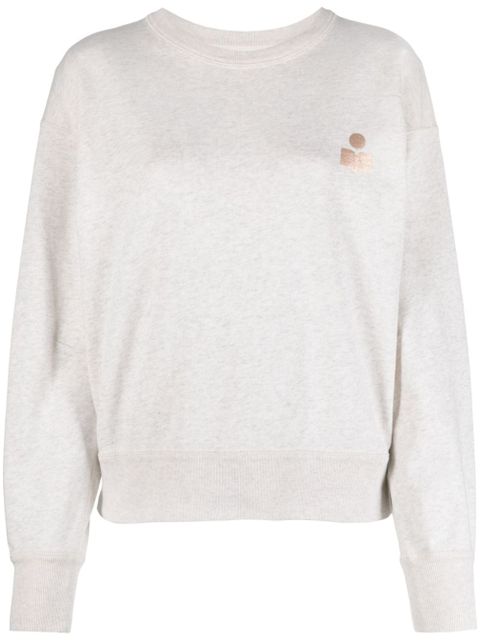MARANT ÉTOILE Mobyla logo-print sweatshirt - Neutrals - zdjęcie produktu nr 1