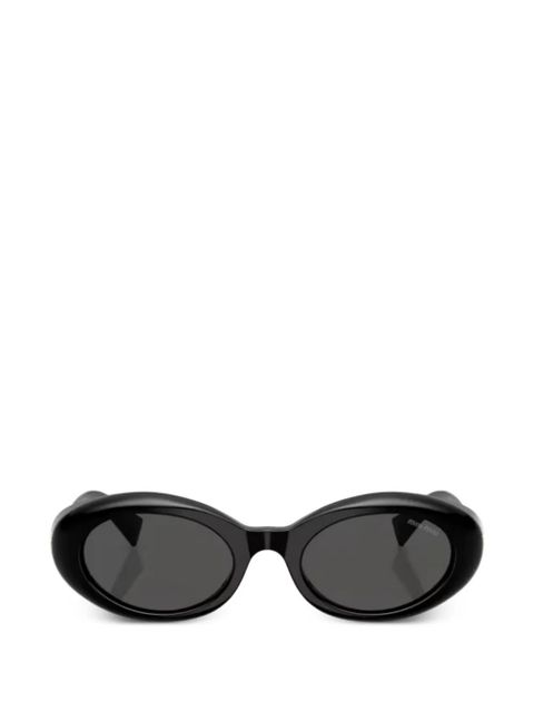 Miu Miu Eyewear round-frame sunglasses - Black - zdjęcie produktu nr 1