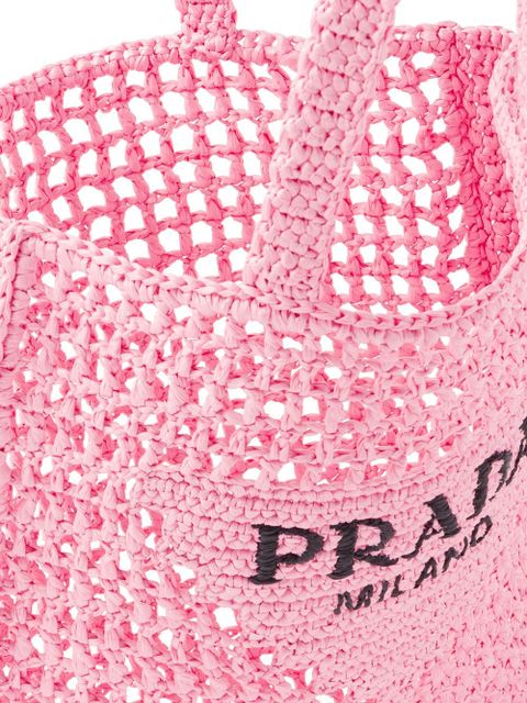 Prada woven tote bag - Pink