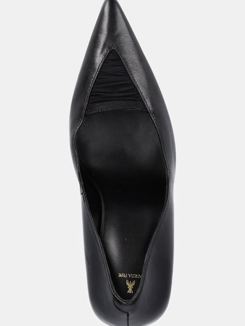 Patrizia Pepe szpilki skórzane kolor czarny 2Z0020 V038 K103