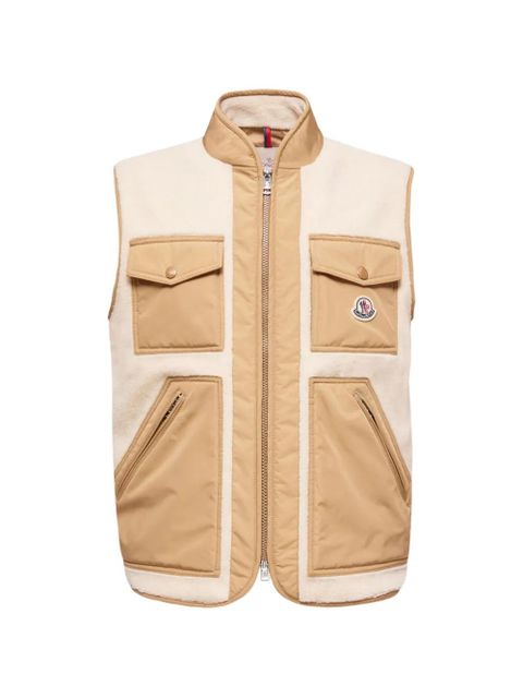 Moncler patch-pocket gilet - Neutrals - zdjęcie produktu nr 1