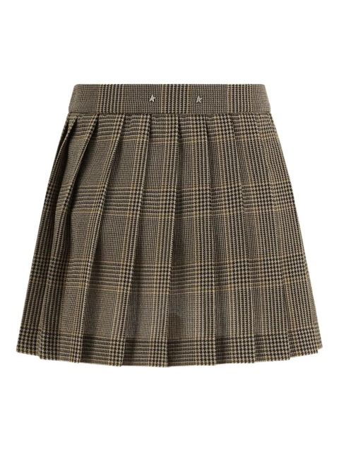 Golden Goose prince of wales pleated skirt - Brown - zdjęcie produktu nr 1